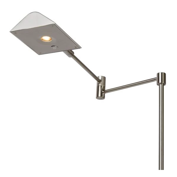 Lucide NUVOLA - Stehlampe Mit Leselampe - Ø 20 cm - LED Dim. - 1x9W 3000K - Chrom Matt - DETAIL 2